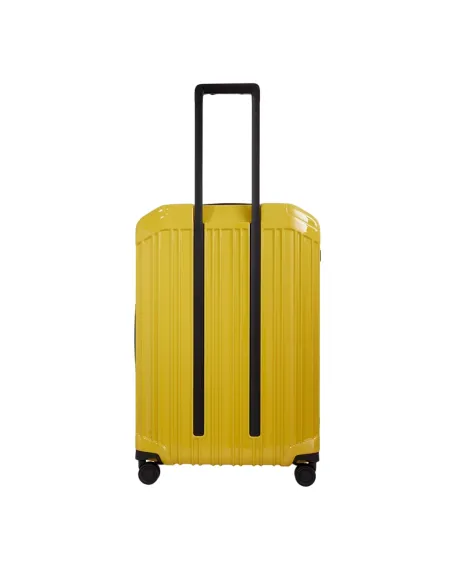 Piquadro PQ-Light Mittelgroßer Koffer mit 4 Rollen, gelb