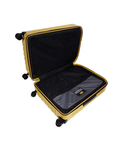 Piquadro PQ-Light Medium size, spinner with TSA lock, yellow