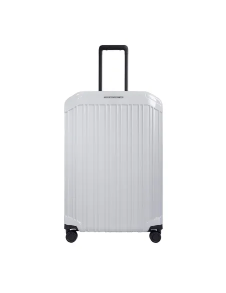 Piquadro PQ-Light Mittelgroßer Koffer mit 4 Rollen, grau