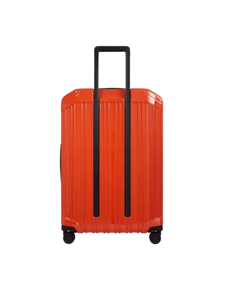 Piquadro PQ-Light Großer 4-Rollen-Koffer mit TSA-Schloss, orange