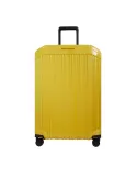 Piquadro PQ-Light Großer 4-Rollen-Koffer mit TSA-Schloss, gelb