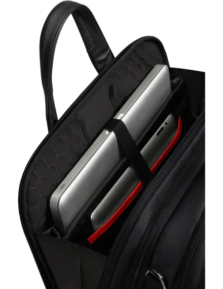 Samsonite PRO-DLX Erweiterbare Computer Aktentasche, schwarz