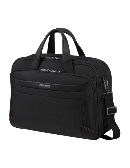 Samsonite PRO-DLX Expandable Computer Briefcase, black