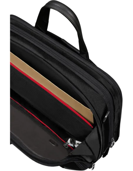 Samsonite PRO-DLX Erweiterbare Computer Aktentasche, schwarz