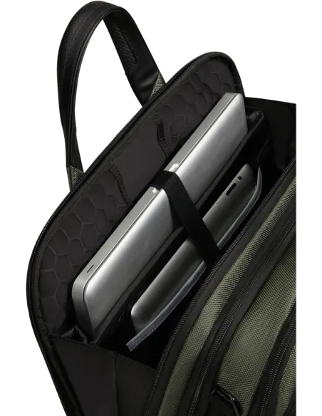 Samsonite PRO-DLX Erweiterbare Computer Aktentasche, grün