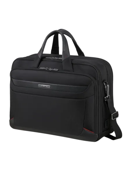 Samsonite PRO-DLX 17.3" Expandable Computer Briefcase, black