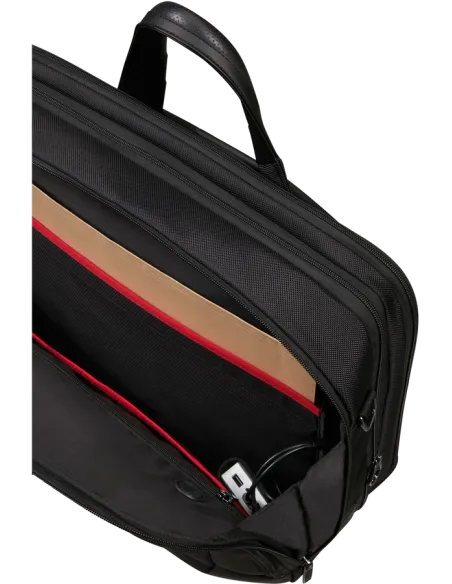 Samsonite PRO-DLX 17.3" Expandable Computer Briefcase, black