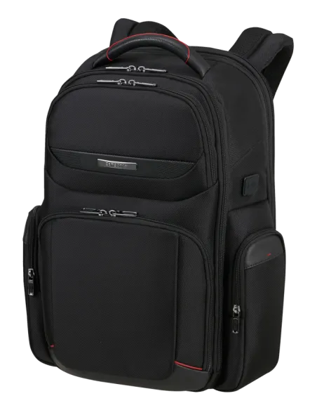 Samsonite PRO-DLX Erweiterbarer 17,3" Computer-Rucksack, schwarz