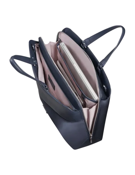 Samsonite Zalia 14.1" Computer-Tasche mit drei Fächern, blau