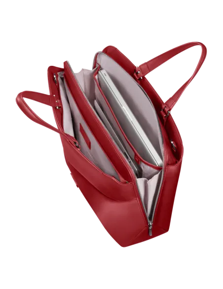Cartella donna porta PC a tre scomparti Samsonite Zalia rossa