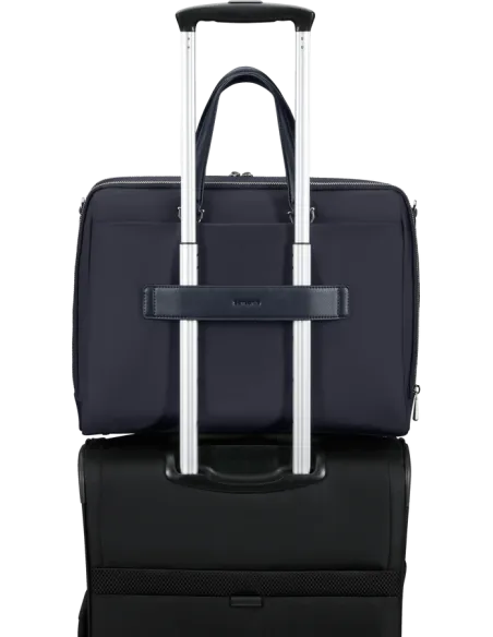 Samsonite Zalia 15,6" Laptop-Tasche mit zwei Fächern, blau