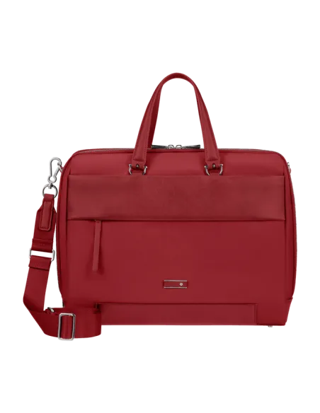 Samsonite Zalia 15,6" Laptop-Tasche mit zwei Fächern, rot