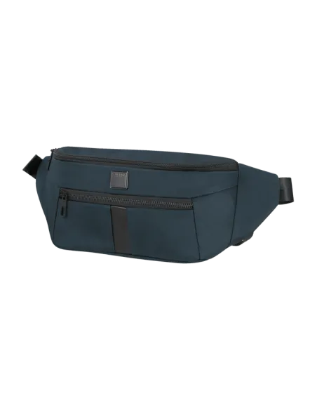 Samsonite Sacksquare Recycled Fabric Bum Bag, blue