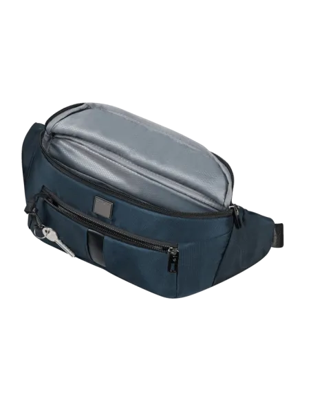 Samsonite Sacksquare Recycled Fabric Bum Bag, blue