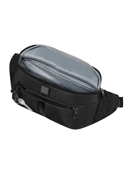 Samsonite Sacksquare Gürteltasche aus recyceltem Stoff, schwarz