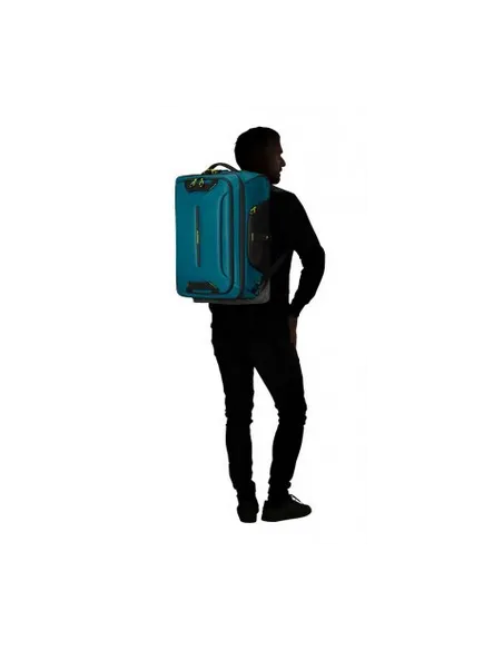 Trolley con portabilità a zaino Samsonite Ecodiver Petrol blue lime