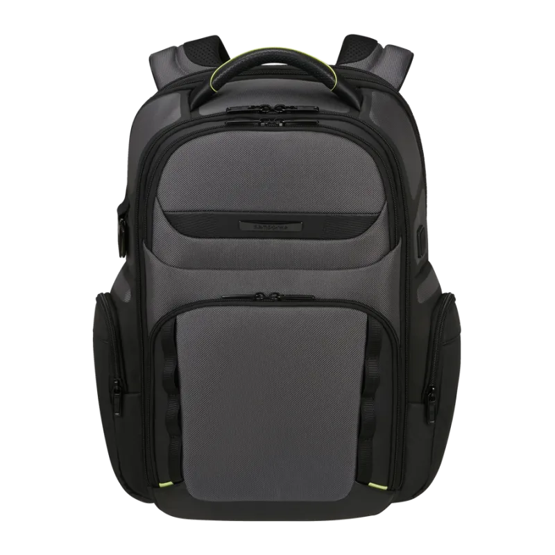 Samsonite Pro-Dlx expandable laptop backpack, framred