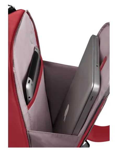 Samsonite Zalia Women's 14.1" computer backpack with tablet compartment, dark red