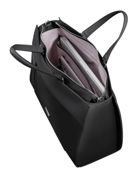 Samsonite Zalia Computer-Einkaufstasche mit zwei Griffen, schwarz