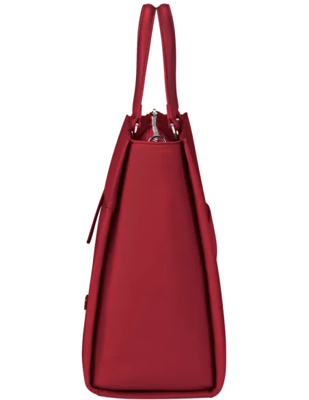 Shopping due manici con porta PC Samsonite Zalia rossa