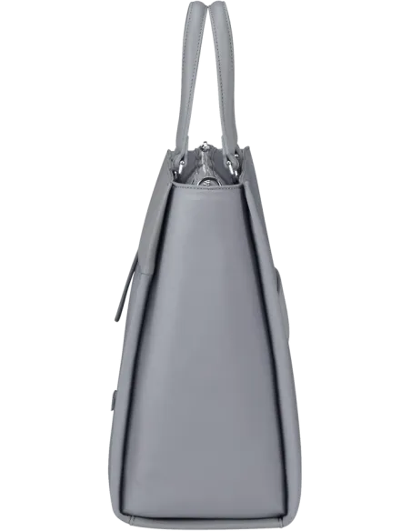 Shopping due manici con porta PC Samsonite Zalia grigia