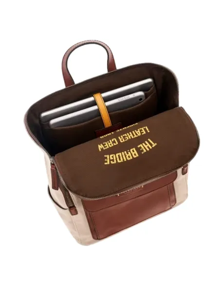 Zaino in tessuto e pelle The Bridge Alberto Wow