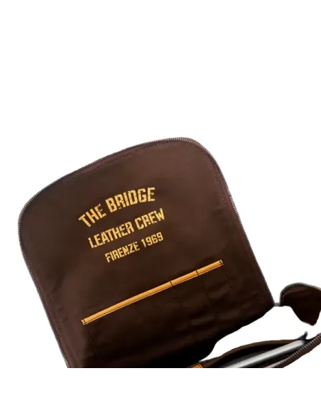 Zaino in tessuto e pelle The Bridge Alberto Wow