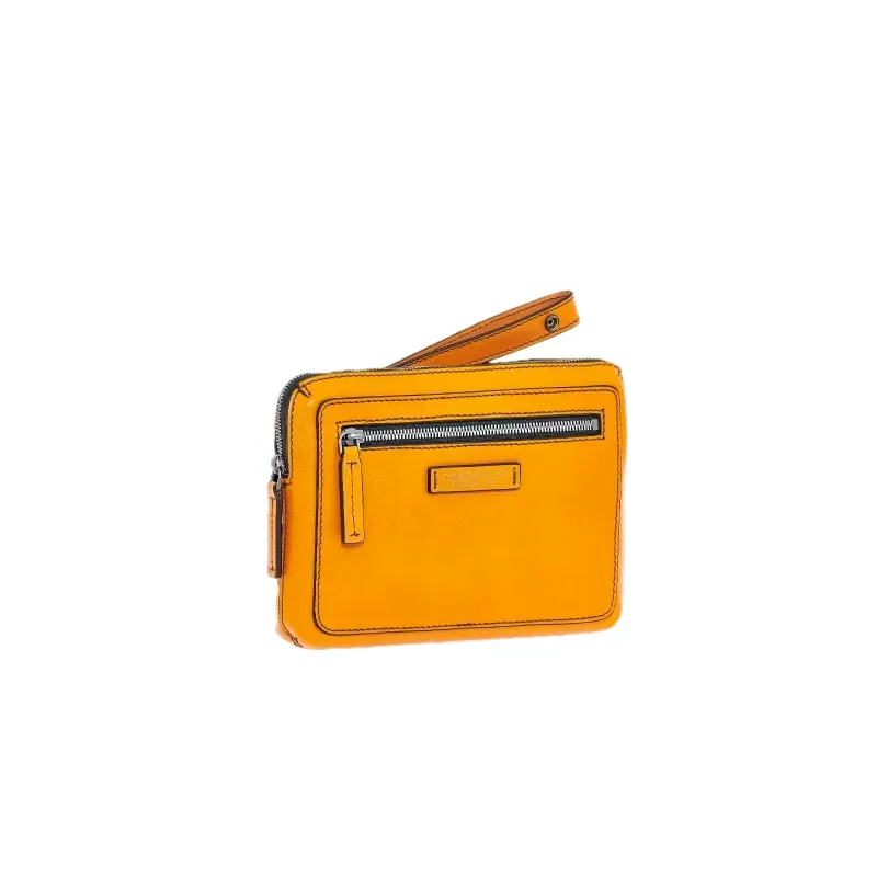 The Bridge Alberto Clutch bag, yellow