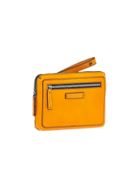 The Bridge Alberto Clutch-Tasche mit Henkel, gelb