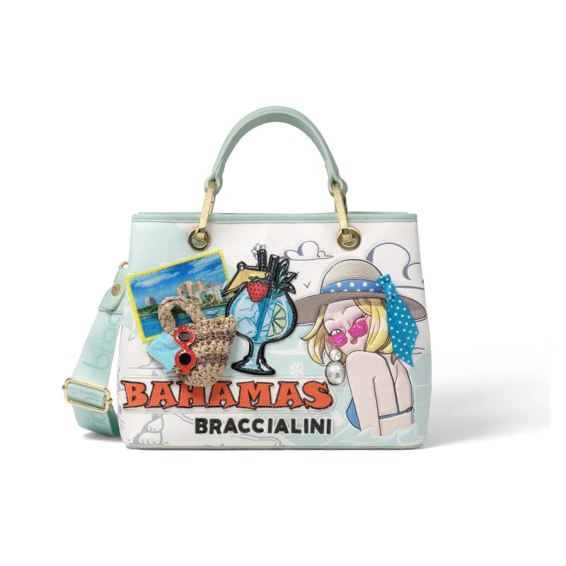 Braccialini Cartoline handbag