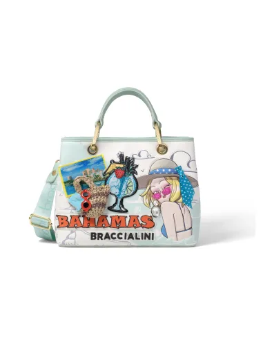 Braccialini Cartoline handbag