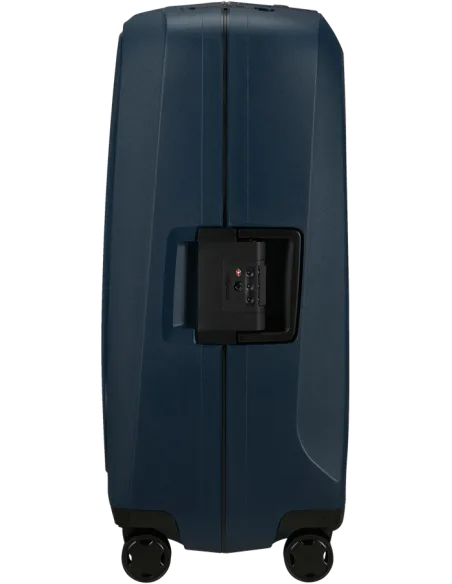 Samsonite Essens Großer starrer Trolley mit vier Rädern, blau