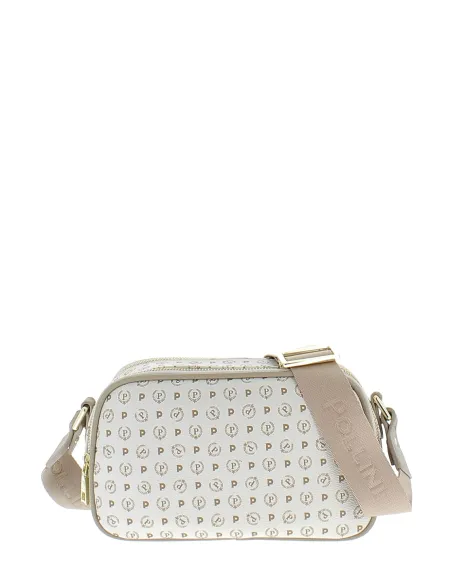 Pollini shoulder bag with two compartments ivory-ice