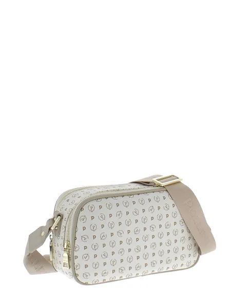 Pollini shoulder bag with two compartments ivory-ice