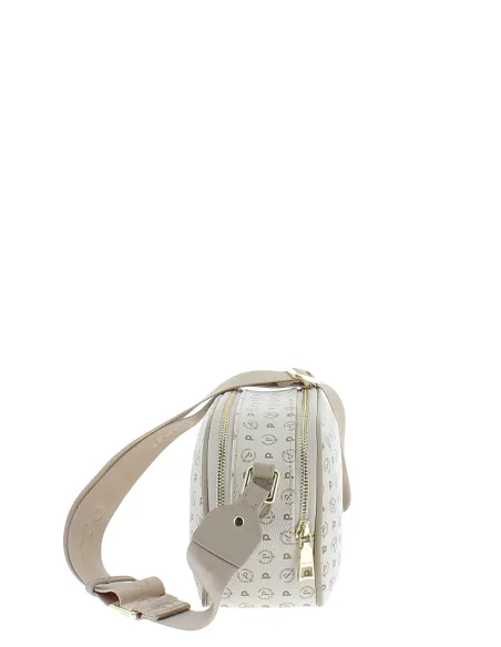 Pollini shoulder bag with two compartments ivory-ice