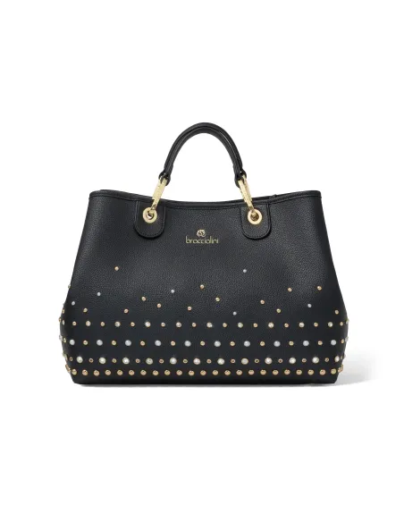 Braccialini Jewels Women's bag with two handles, black
