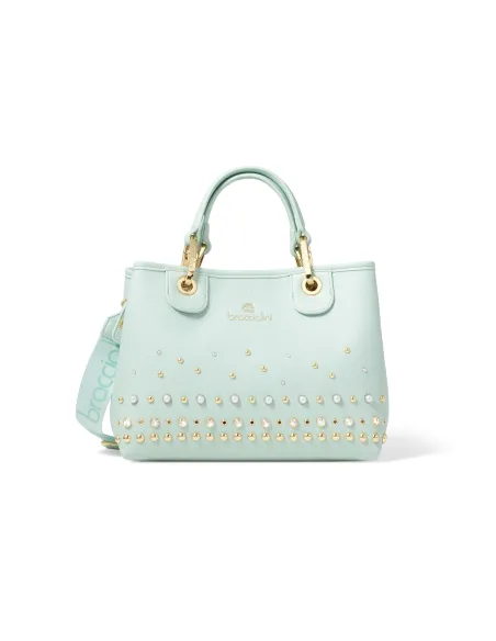 Braccialini Jewels Kleine Damentasche mit zwei Henkeln, hellblau