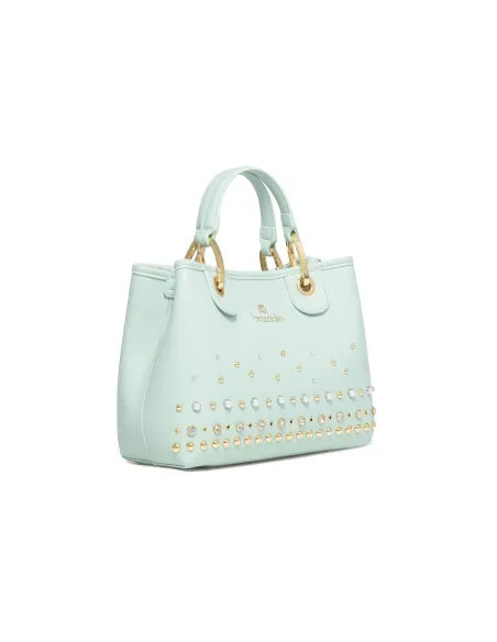 Braccialini Jewels Kleine Damentasche mit zwei Henkeln, hellblau