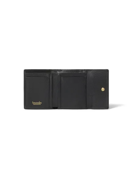 Braccialini Basic small women's leather wallet, black
