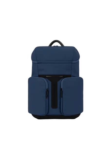 Piquadro Hidor Laptop and iPad® backpack with LED light, blue