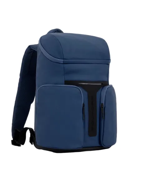 Piquadro Hidor Laptop-Rucksack mit LED-Licht und iPad®-Fach, blau