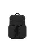 Piquadro Hidor Laptop and iPad® backpack with LED light, black