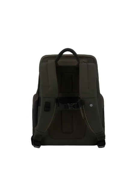 Piquadro Hidor Laptop-Rucksack mit LED-Licht und iPad®-Fach, grün