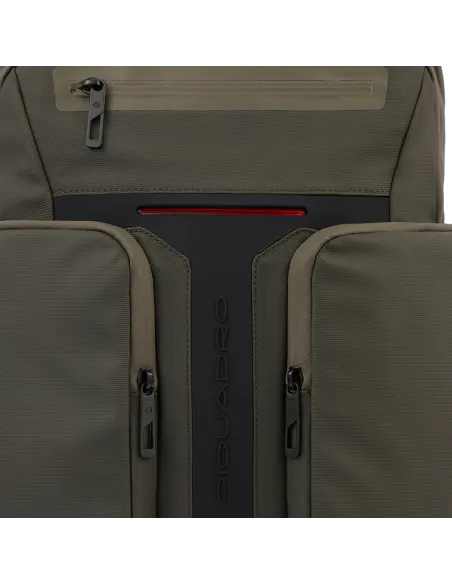 Piquadro Hidor Laptop and iPad® backpack with LED light, blue