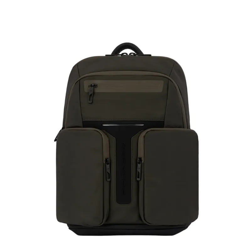Piquadro Hidor Laptop-Rucksack mit LED-Licht, iPad®-Fach,...