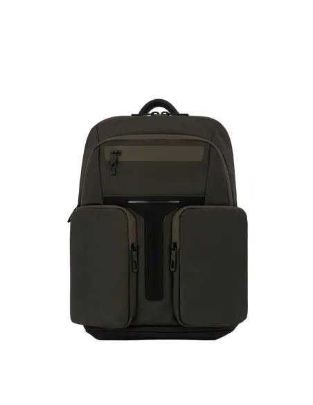 Piquadro Hidor Laptop-Rucksack mit LED-Licht, iPad®-Fach, grün