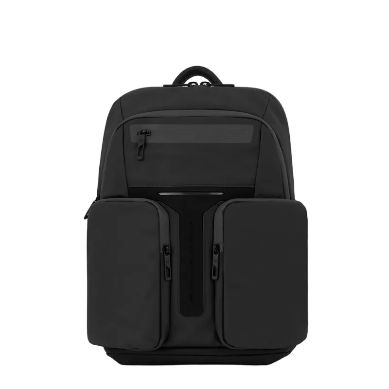 Piquadro Hidor laptop Backpack with LED light, black