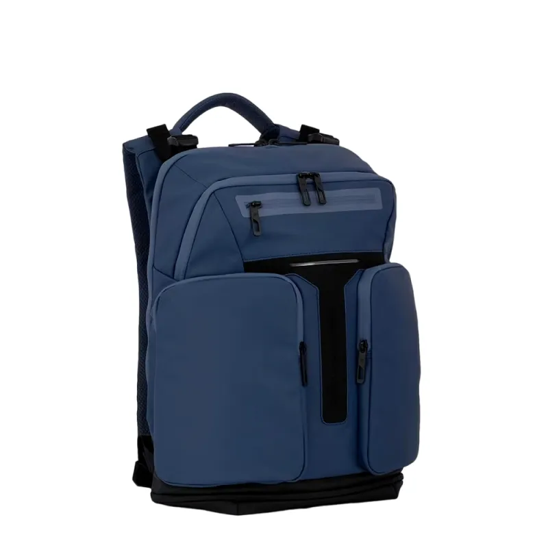 Zaino Piquadro Porta computer con due scomparti blu 2