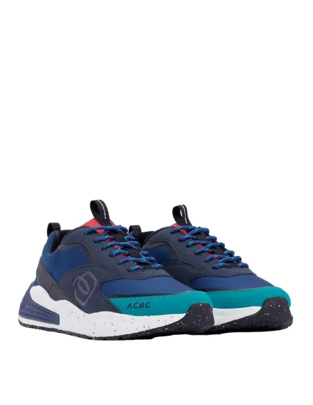 Piquadro Corner 2.0 Sneakers aus rezykliertem Material Corner 2.0, blau