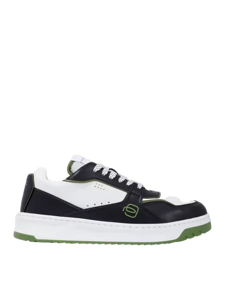 Sneakers Piquadro Nero-bianco-Verde